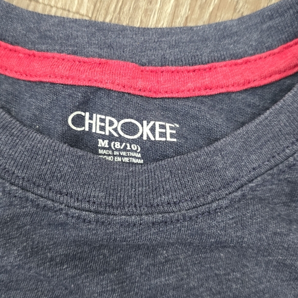 Cherokee grey USA flag t-shirt, perfect for 4th of July, labor day kids 8/10. - Picture 2 of 2